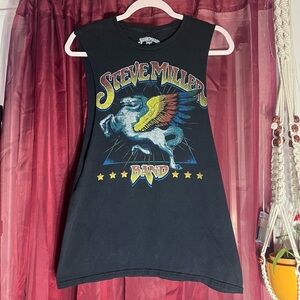 Black Sleeveless Tank Top